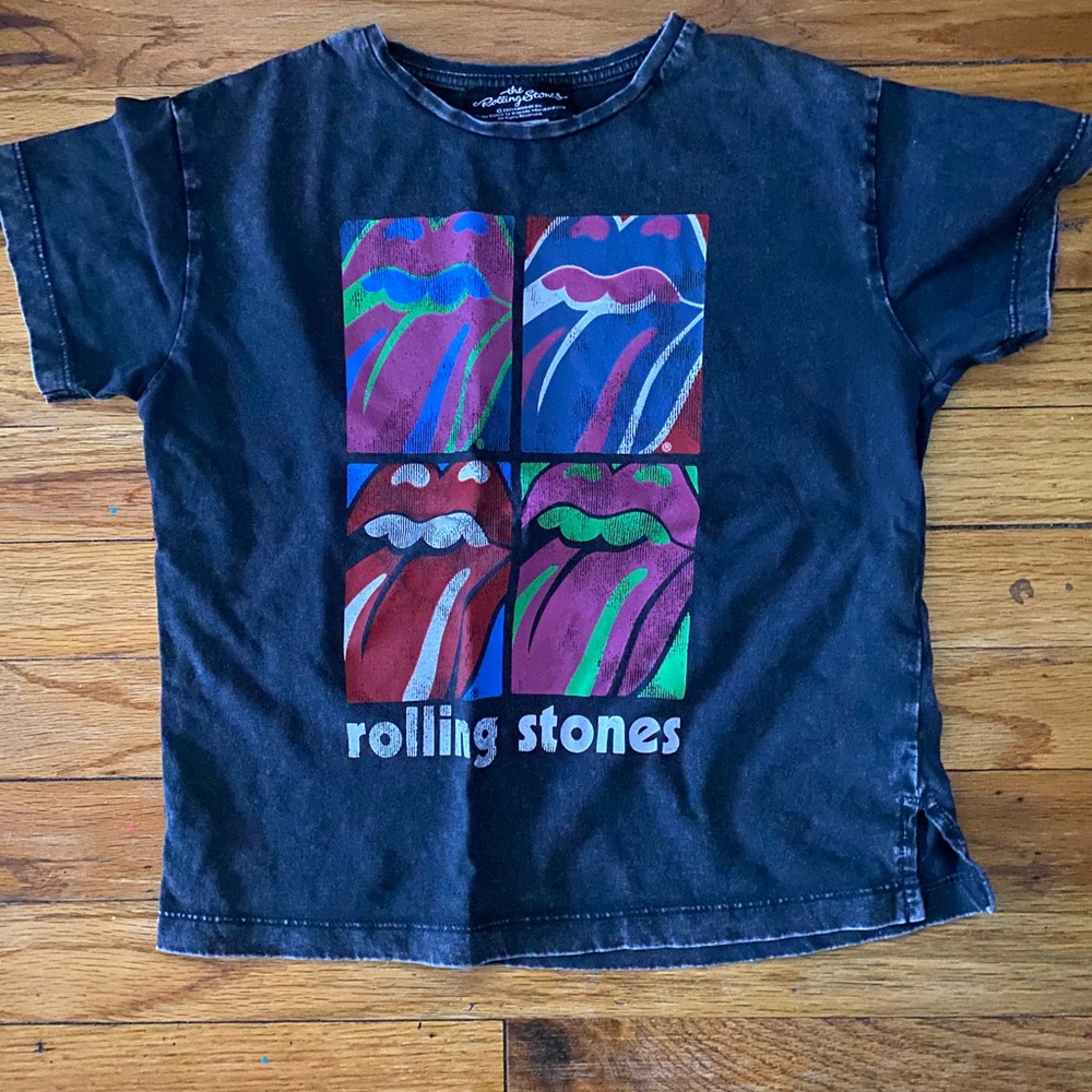 ZARA kids Rolling Stone T-Shirt sz 7